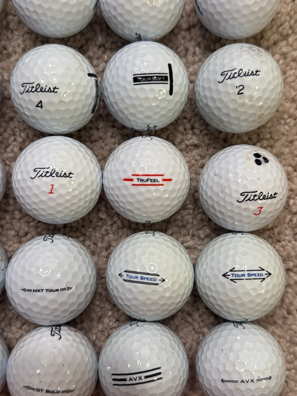 Titleist Golf Balls - 40 Mixed Models